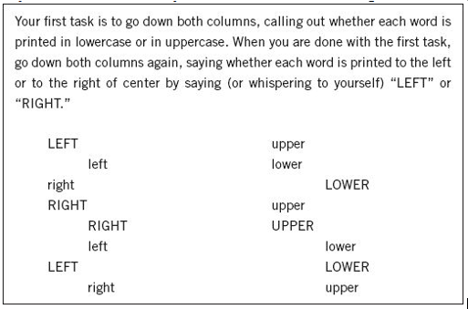 Figure 2 from Thinking, Fast and Slow